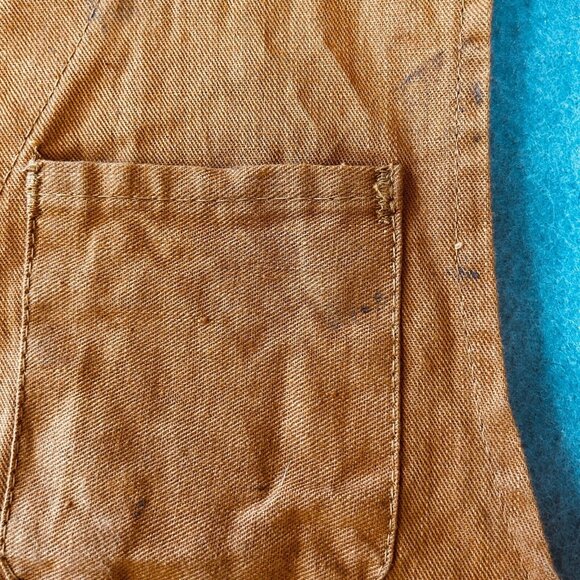 Vintage American Field Hunting Vest Size S Canvas Workwear Utility Button-Down - Picture 5 of 14